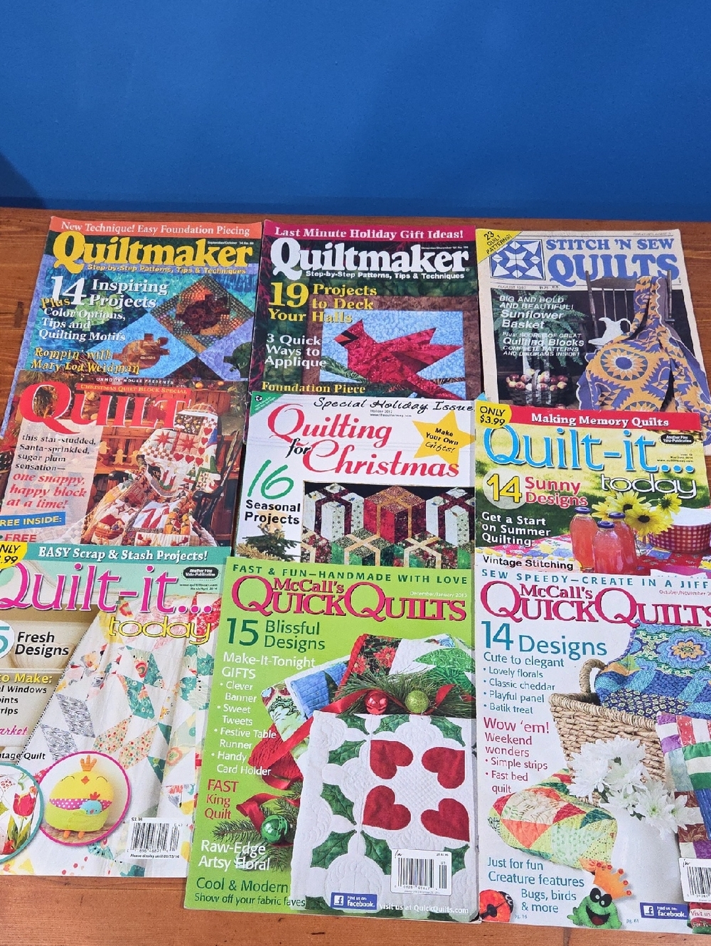Quilt Magazine Collection - Assorted Color Covers